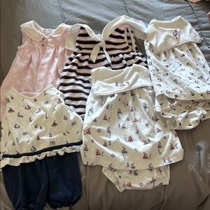 Kissy kissy Adorable Baby Clothing Set with Nautical Prints 5 outfits